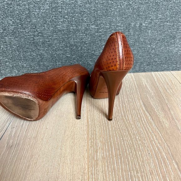 Miu Miu Brown Platform Heels Size 35 1/2 - Picture 13 of 16